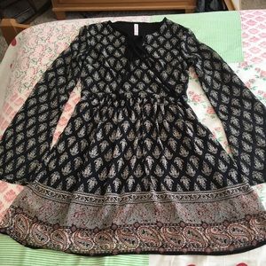 Patterned Mini Dress